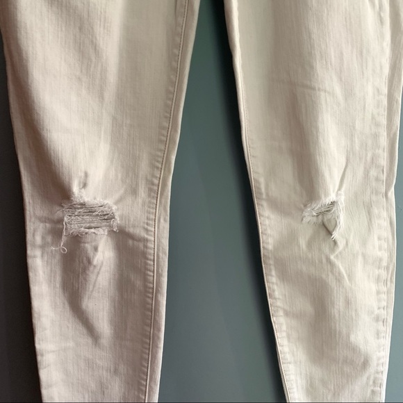 Current/Elliott Stiletto Chance of Rain Harbor Destroy Distressed Jeans sz 29 - Picture 5 of 11